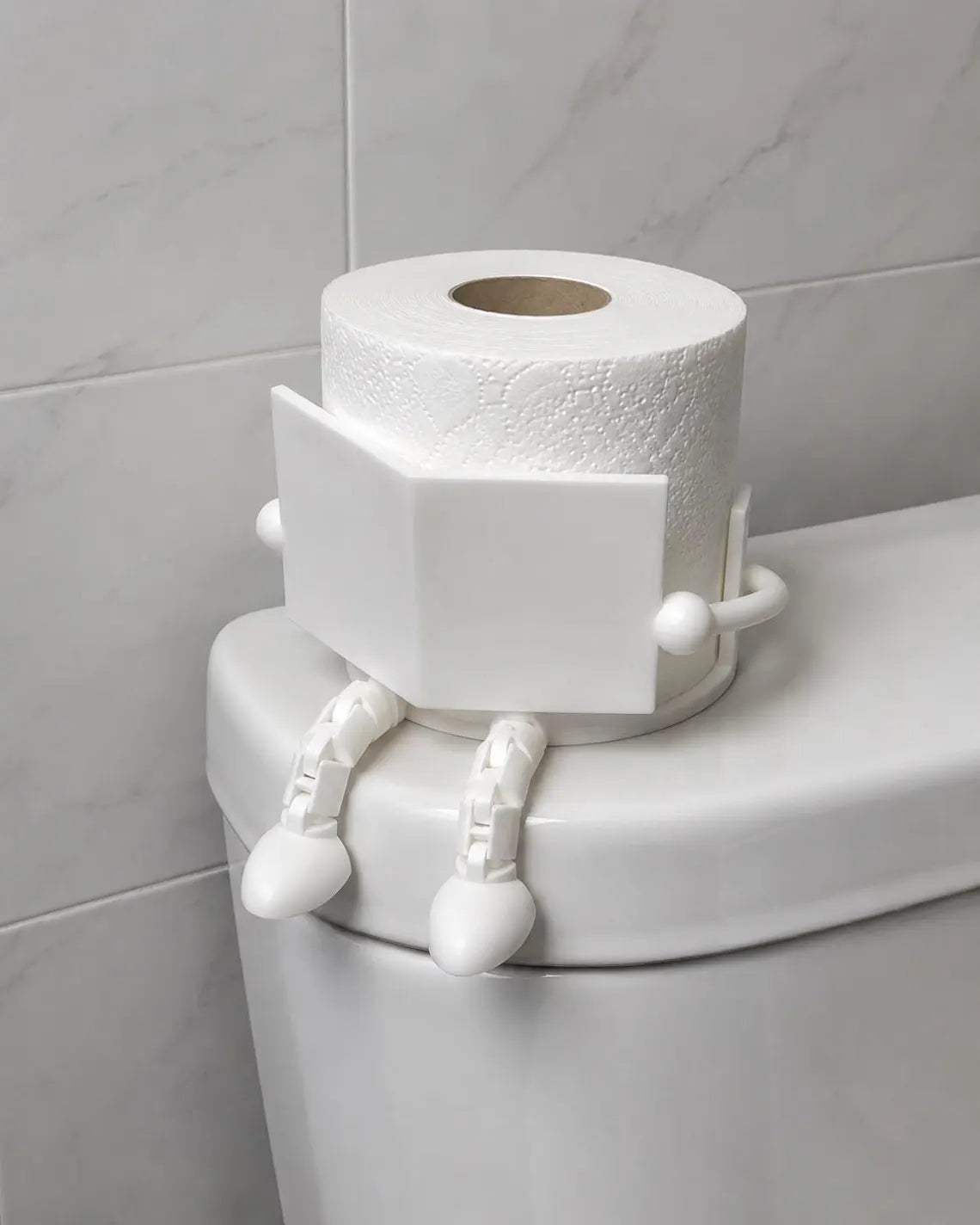 Toilet Paper Holder - design for easy installation and secure hold - Modern Bathroom accessory.