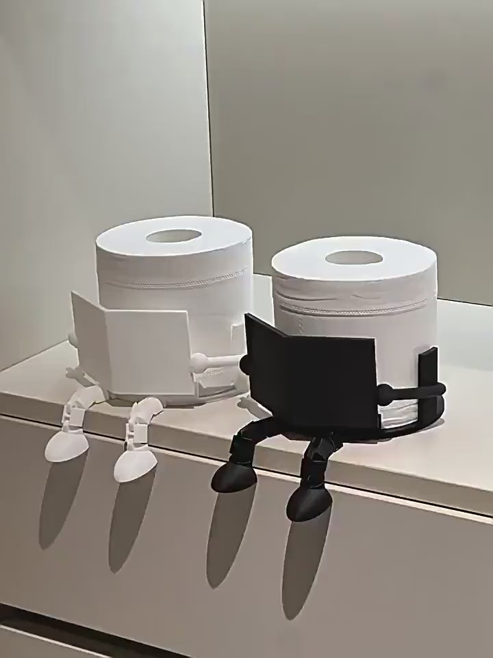 Toilet Paper Holder - design for easy installation and secure hold - Modern Bathroom accessory.